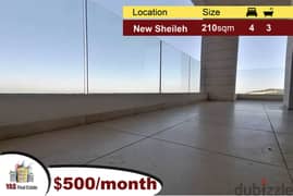New Sheileh 210m2 | 80m2 Terrace | Rent | Panoramic View | Luxury | IV 0