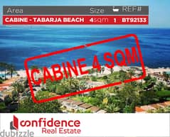 A prime location cabine for sale in Tabarja Beach! REF#BT92133