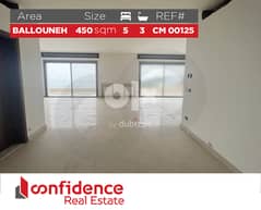 Luxurious 450 SQM apartment in Ballouneh for Sale! REF#CM00125