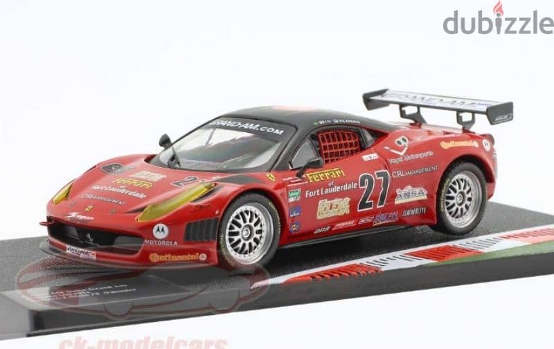 Ferrari Italia 458 Grand Am Daytona diecast car model 1;43. 1