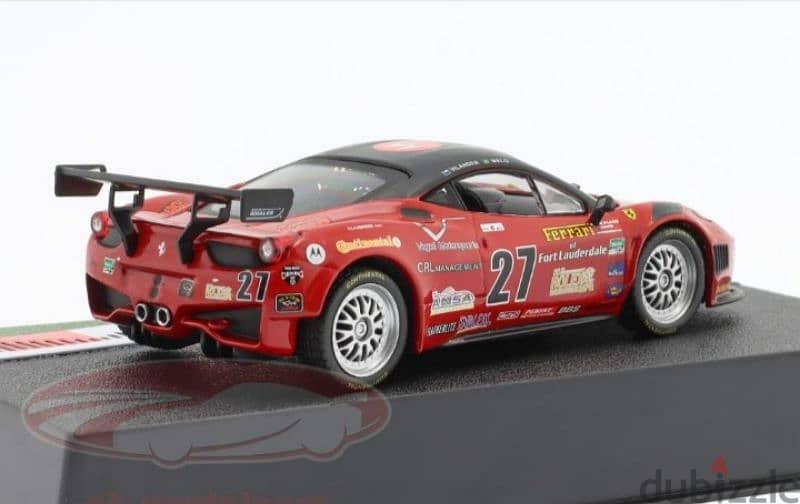 Ferrari Italia 458 Grand Am Daytona diecast car model 1;43. 3