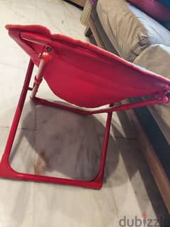 Foldable paw patrol chair excellent condition