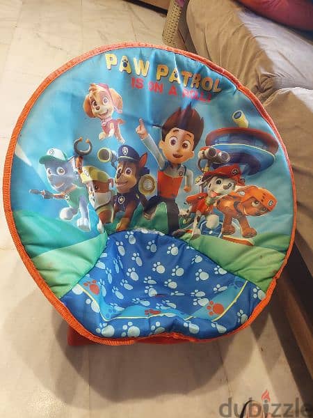 Foldable paw patrol chair excellent condition 1