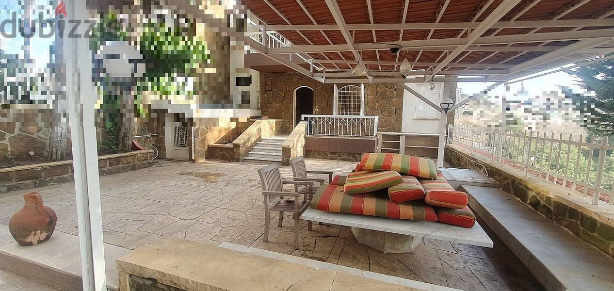 Mountain View Furnished Villa For Rent In Baabdat 1
