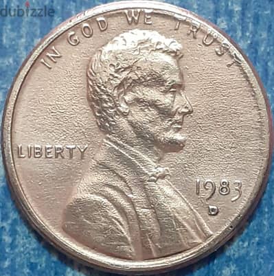 1 Cent USA 1983 USA with error