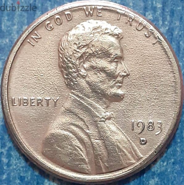 1 Cent USA 1983 USA with error 0