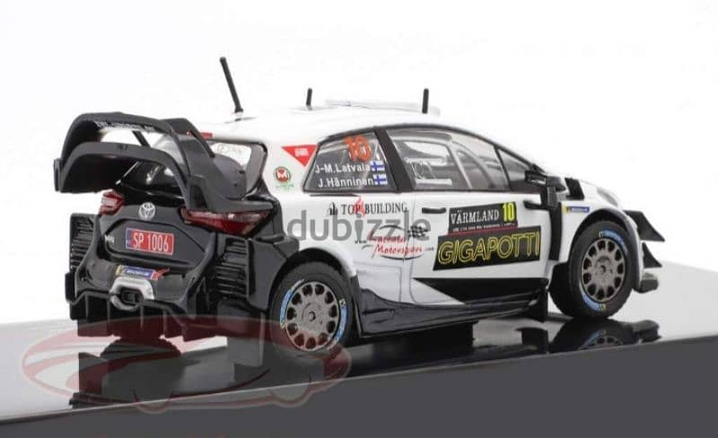 Toyota Yaris WRC (Rally Sweden 2020) diecast car model 1;43. 3