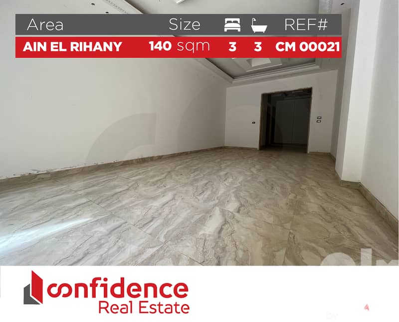 This is an opportunity not to be missed in AIN EL REHANY! REF#CM00021 0