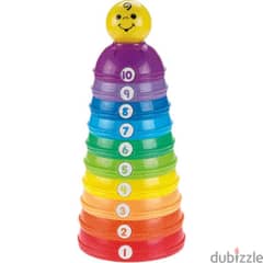 Fisher price stack and roll cups 0