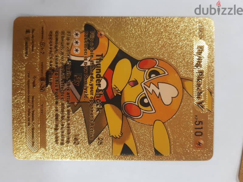 black,gold and silver pikachu cards 10