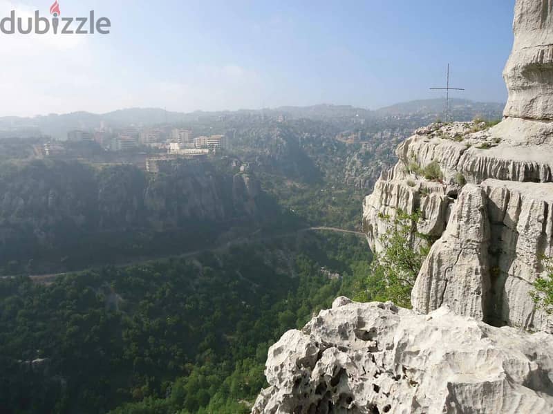 Plot with beatiful sea and mountain view for sale in kfardebian 2