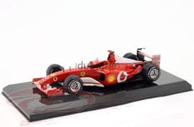 Michael Schumacher Ferrari F2002 diecast car model 1:24.