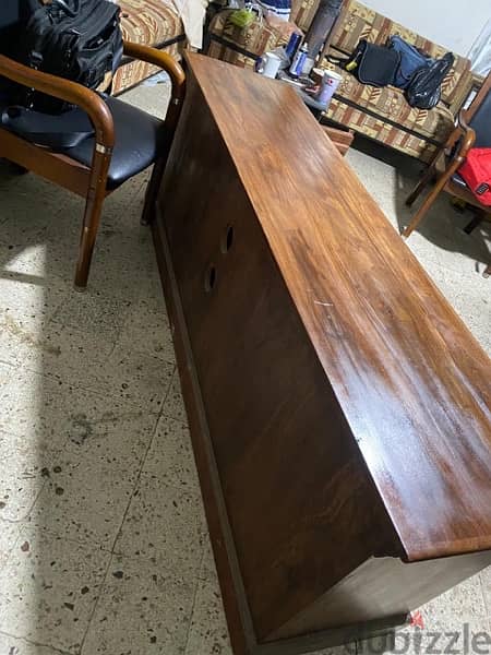 solid wood teak massef tv table 3