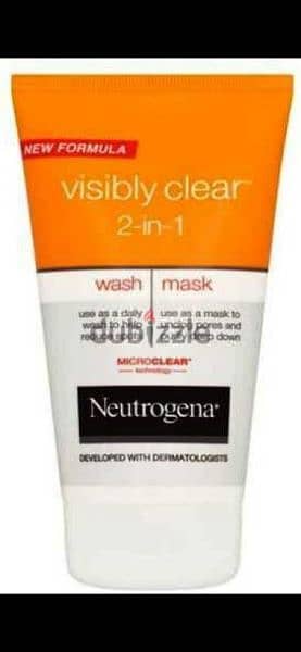 neutrogena visibly clear wash mask 3