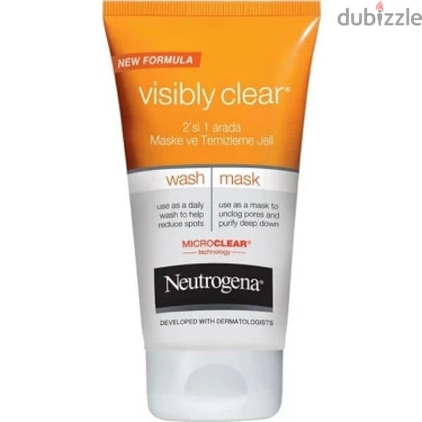 neutrogena visibly clear wash mask 5