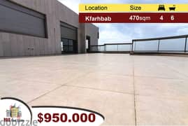 Kfarhbab 470m2 + 100m2 Terrace | Spacious Apartment |  View | Luxury | 0