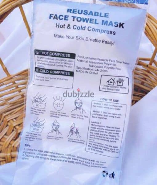 Towel face compress 1