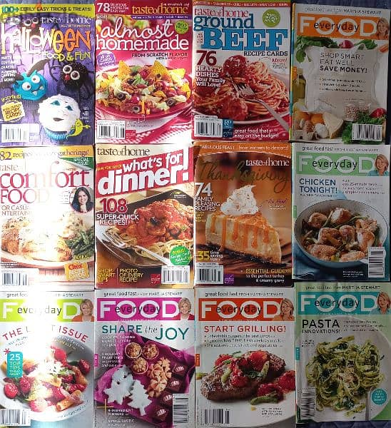 food magazines 3$ 0