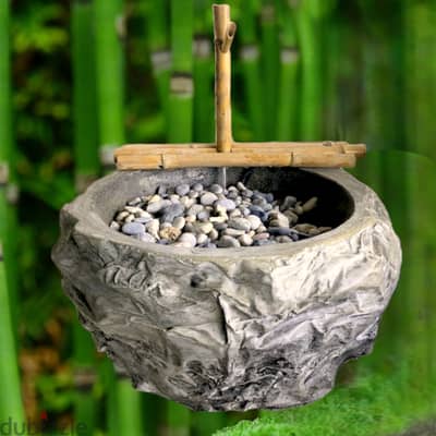 Concrete Bamboo Fountain