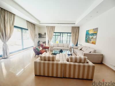 AH23- 1762 Furnished apartment for rent in Gemayzeh,245 m2,$2,000 cash