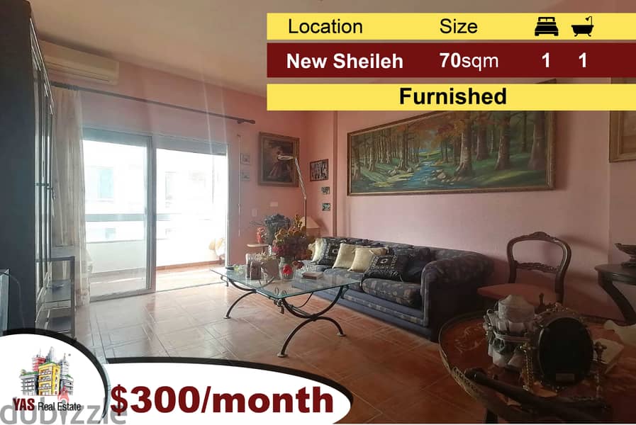 New Sheileh 70m2 | Furnished Flat | Calm Location | Rent | View | IV | 0