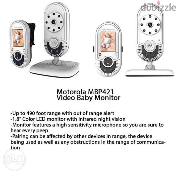 Motorola baby monitor mbp421 1