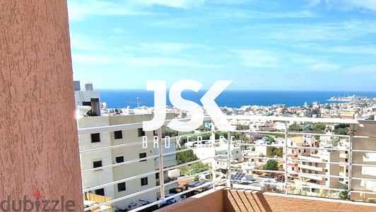 L11973-136 SQM Apartment with Sea View for Sale in Batroun