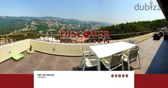 Exceptional 315sqm Roof for sale in Baabdat + view 0