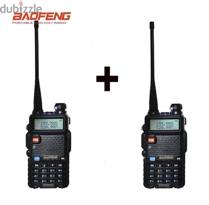 Baofeng Dual Band Two Way Radio walkie-talkie, Bf-5R 0