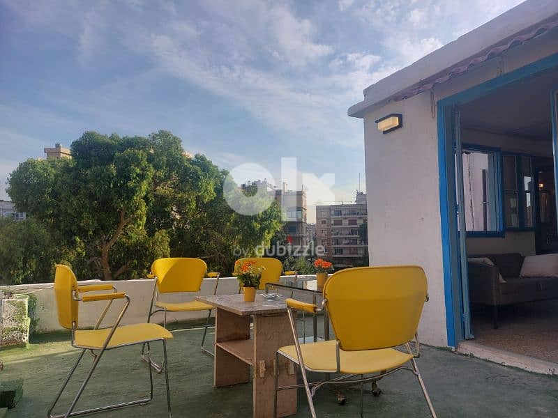 Rooftop Studio available for long term شقق للإيجار 0