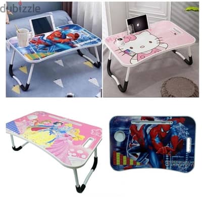 Children Folding Cartoon Desk With Non-Slip Legs. 60x40x28cm