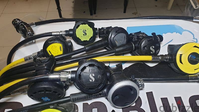regulator scuba diving , used and new all europeen brands 10