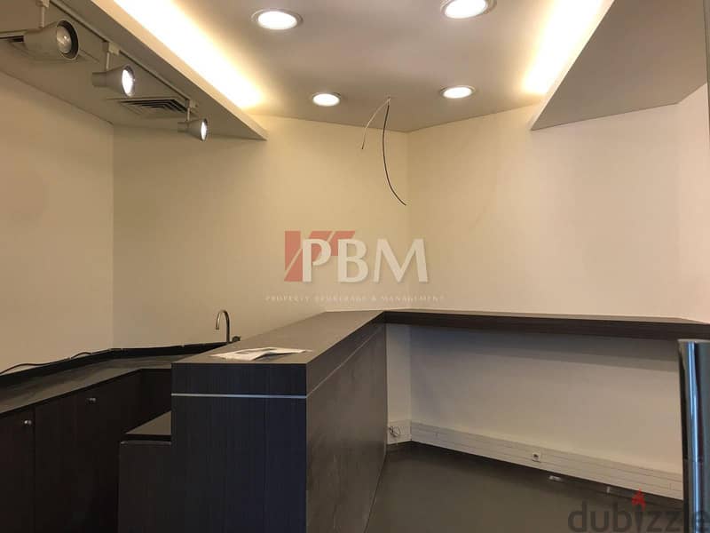 Prime Location Office For Rent In Achrafieh | 2 Parkings | 300 SQM | 8