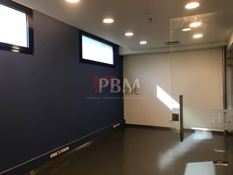 Prime Location Office For Rent In Achrafieh | 2 Parkings | 300 SQM | 10