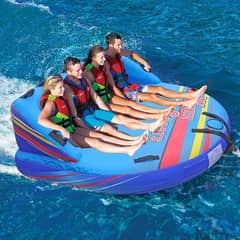 inflatable water sports tube towable couch ski nautique jetski boat 0