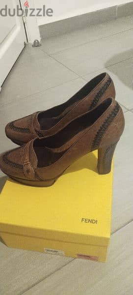 Leather shoes Fendi 37,5 very chic 1