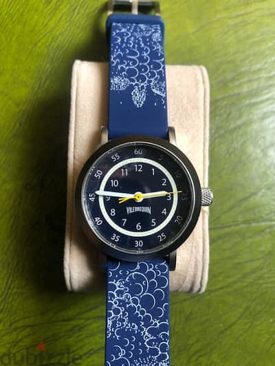 VILEBREQUIN LTD EDITION Women’s 32MM Blue/Silver Turtles & Bubbles