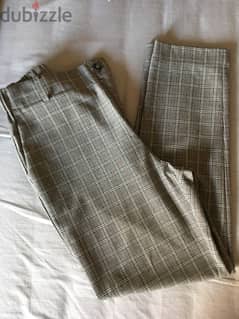 subdued check pants