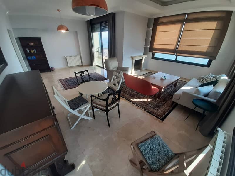 350 Sqm|Duplex for sale in Beit Meri(Villas zone area) | Mountain view 2