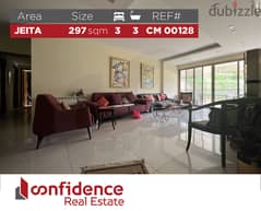 297sqm apartment for sale in jeita! REF#CM00128