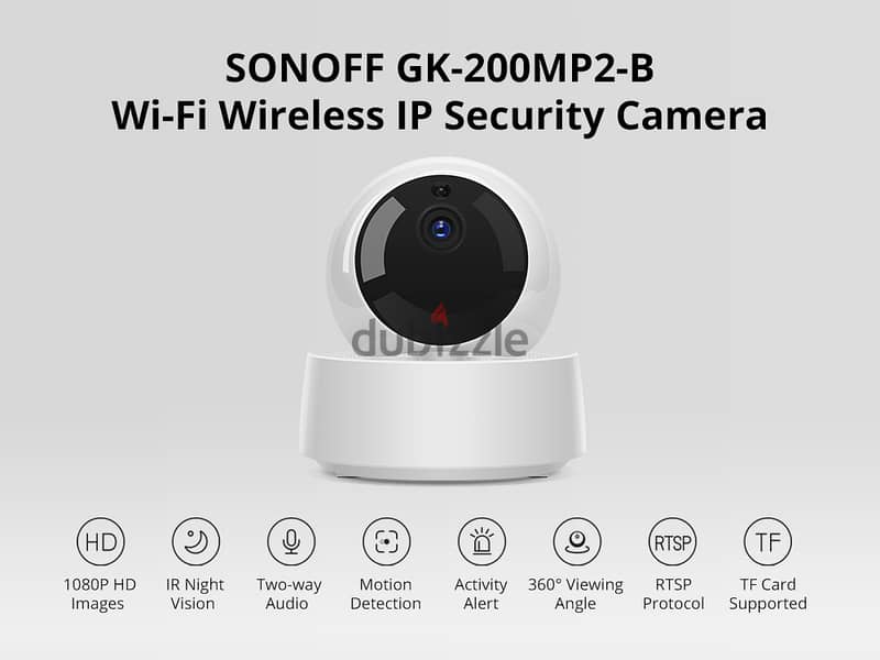 SONOFF Wireless IP Camera GK-200MP2-B 1