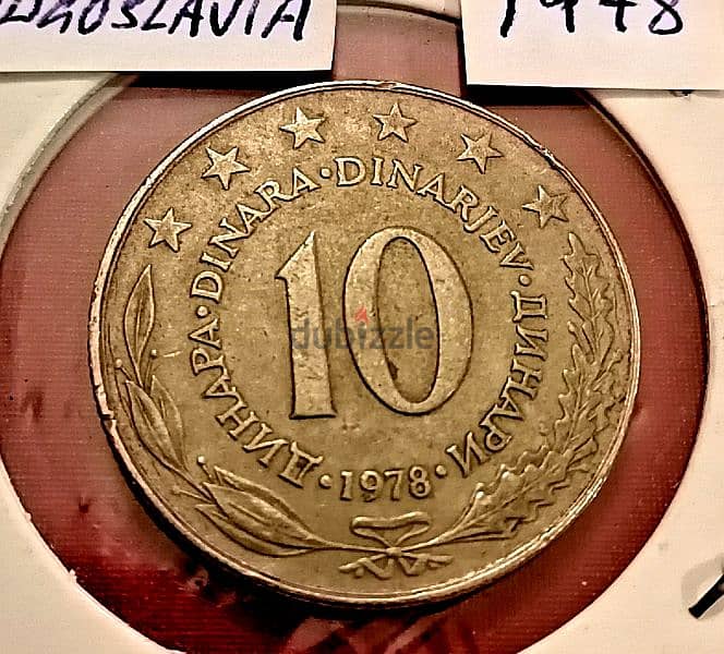 1978 Jugoslavia 10 Dinara 1