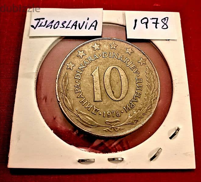 1978 Jugoslavia 10 Dinara 2