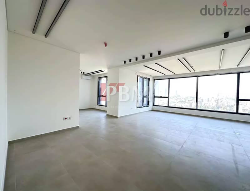 Charming Office For Rent In Achrafieh | High Floor | 120 SQM | 1