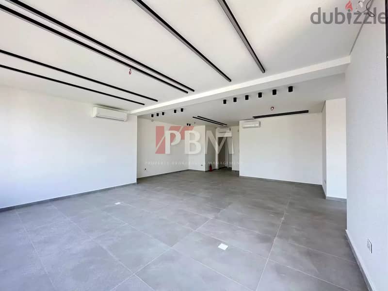 Charming Office For Rent In Achrafieh | High Floor | 120 SQM | 3