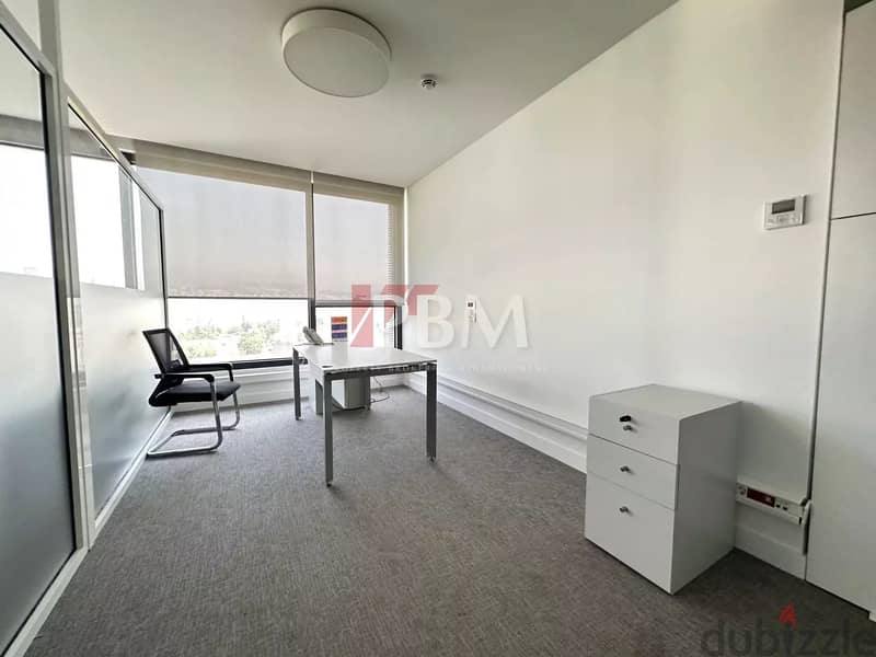 Amazing Furnished Office For Rent In Achrafieh | High Floor |240 SQM| 3