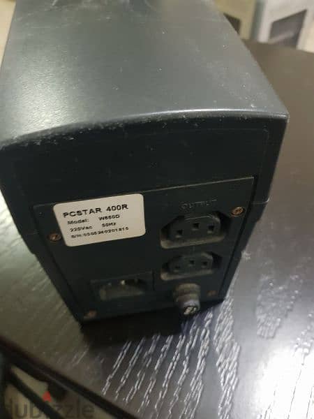 ups pcstar need change battery with 3 cable power 1