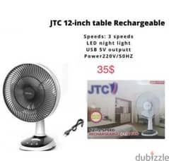 JTC Rechargeable,Floor 16,18 is inch , wall fan 18 inch