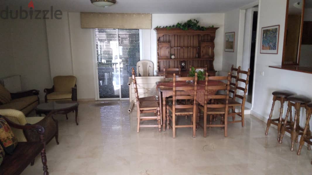L12011- A 220 SQM Furnished Apartment With Terrace for Rent in Mtayleb 3