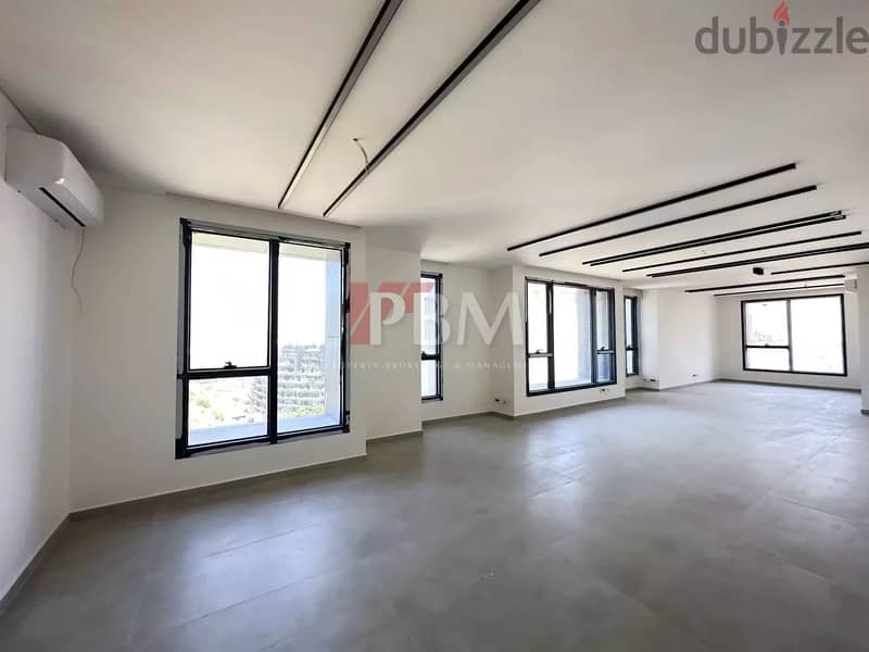 Amazing Office For Rent In Achrafieh | High Floor | 120 SQM | 2